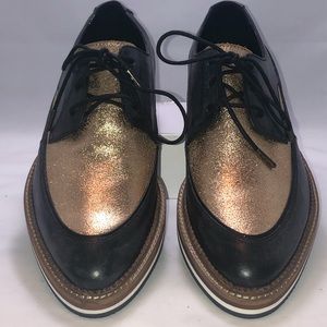 J. Shoes metallics oxford